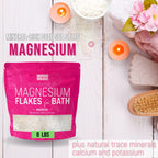 Unscented magnesium chloride flakes for muscle relaxation