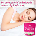 High absorption magnesium chloride flakes for bath