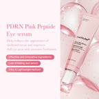 Medicube under-eye cream bottle showing ingredients and Salmon DNA PDRN label