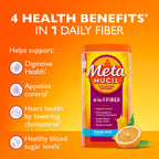 Metamucil sugar-free fiber supplement powder 180 servings