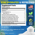 Keto friendly electrolyte supplement with potassium nutrition facts label