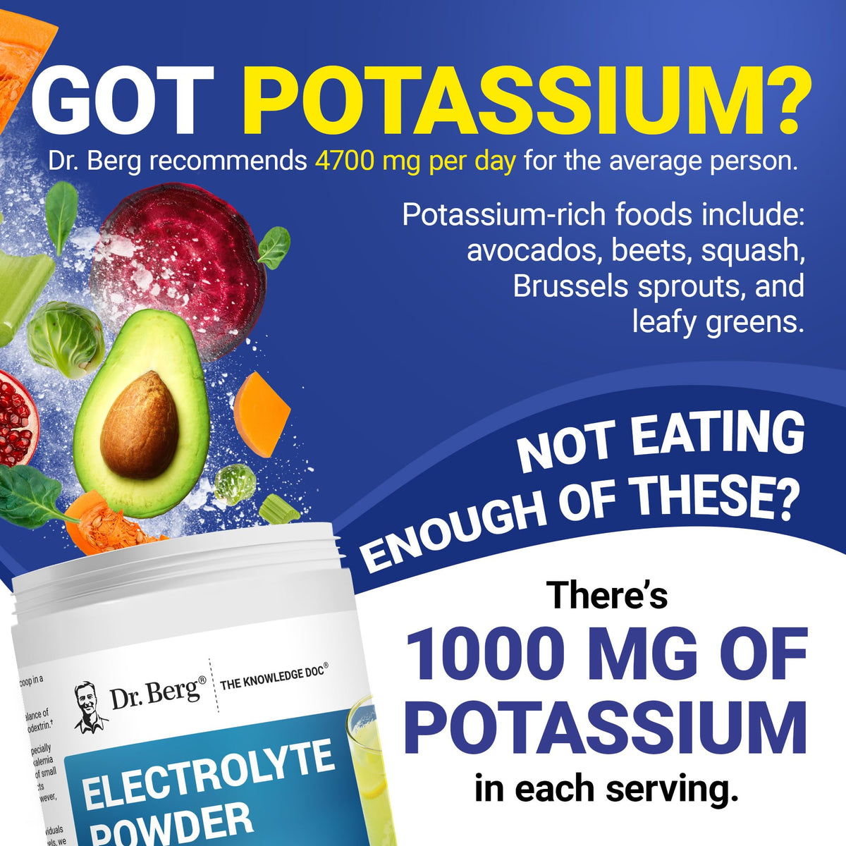 Imported USA premium hydration powder zero sugar ingredients list