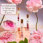 Multiuse premium rose oil serum enhances natural shine for hair and nails