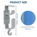 Side profile view of Nittiid CPAP tube hanger