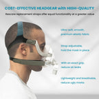 Rescare F20 replacement headgear magnetic clips close up