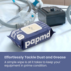 PAPMD CPAP wipes easy-pull container detail