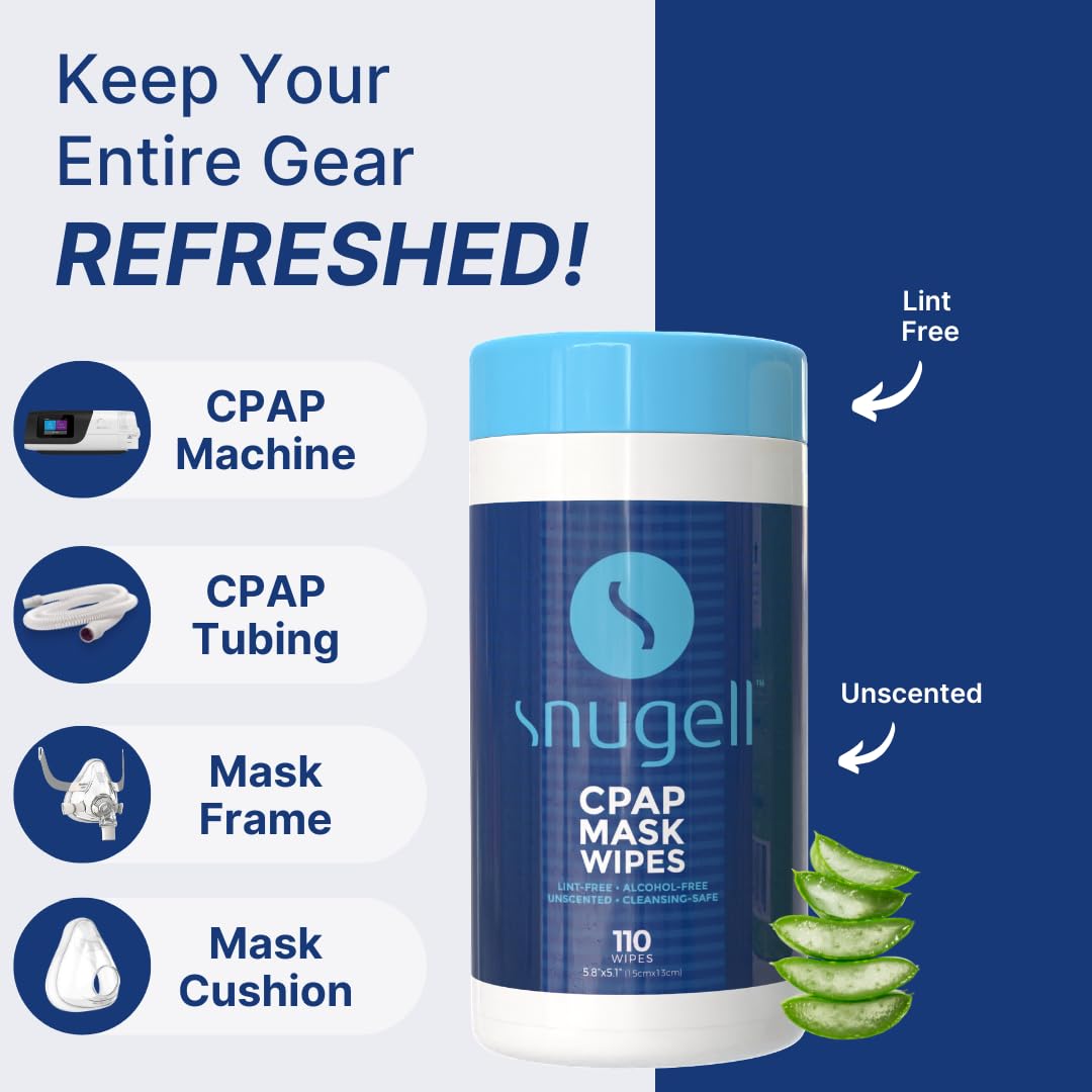 Easy open canister for Snugell CPAP wipes