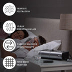 Close up of Maxmedi disposable filter dimensions for AirSense 11