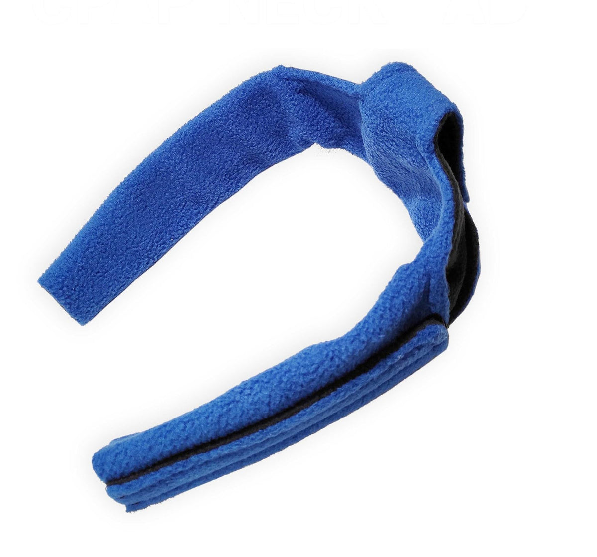 Aveen CPAP neck pad installed on mask headgear straps