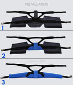 Soft fleece material texture of Aveen CPAP cover