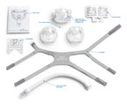 Soft silicone replacement cushion for Amara View full face mask
