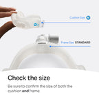 ResMed AirFit N30i medium nasal cradle cushion close up
