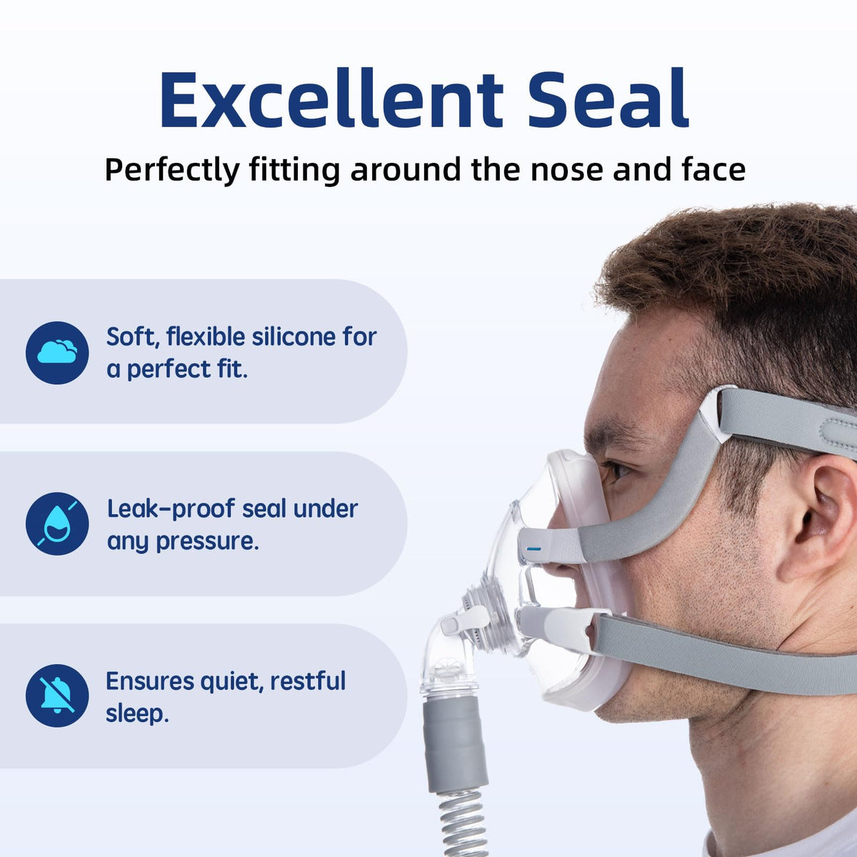 ResMed AirFit F20 cushion material texture close up