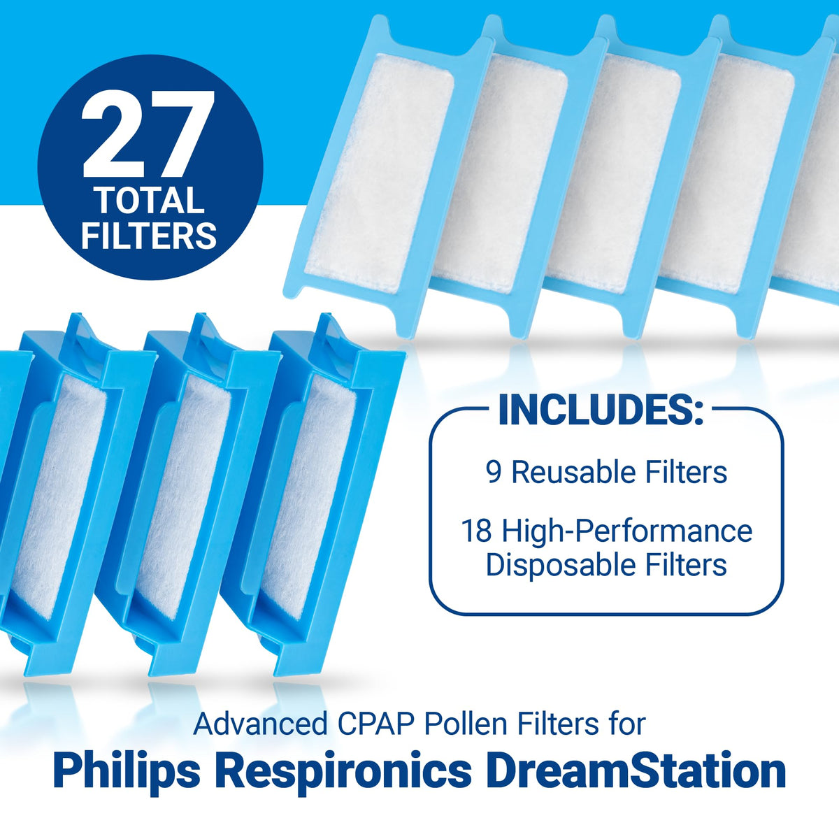 Inside the Nuwave CPAP filter maintenance kit box
