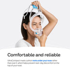 ResMed AirFit F30i cushion showing nasal bridge clearance design
