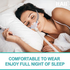Flexible 360-degree swivel hose for CPAP therapy
