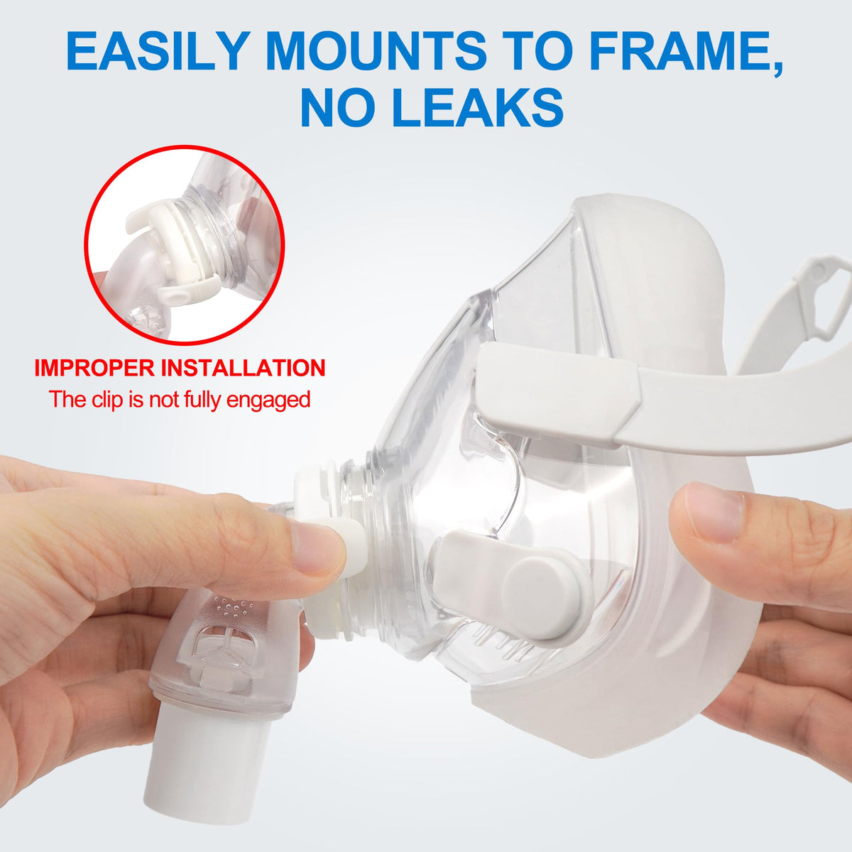 Pair of Medihealer replacement CPAP elbow connectors in packaging