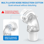 Comparison of Medihealer replacement connector next to a CPAP mask frame