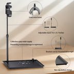 Side profile of CPAP bedside organizer setup