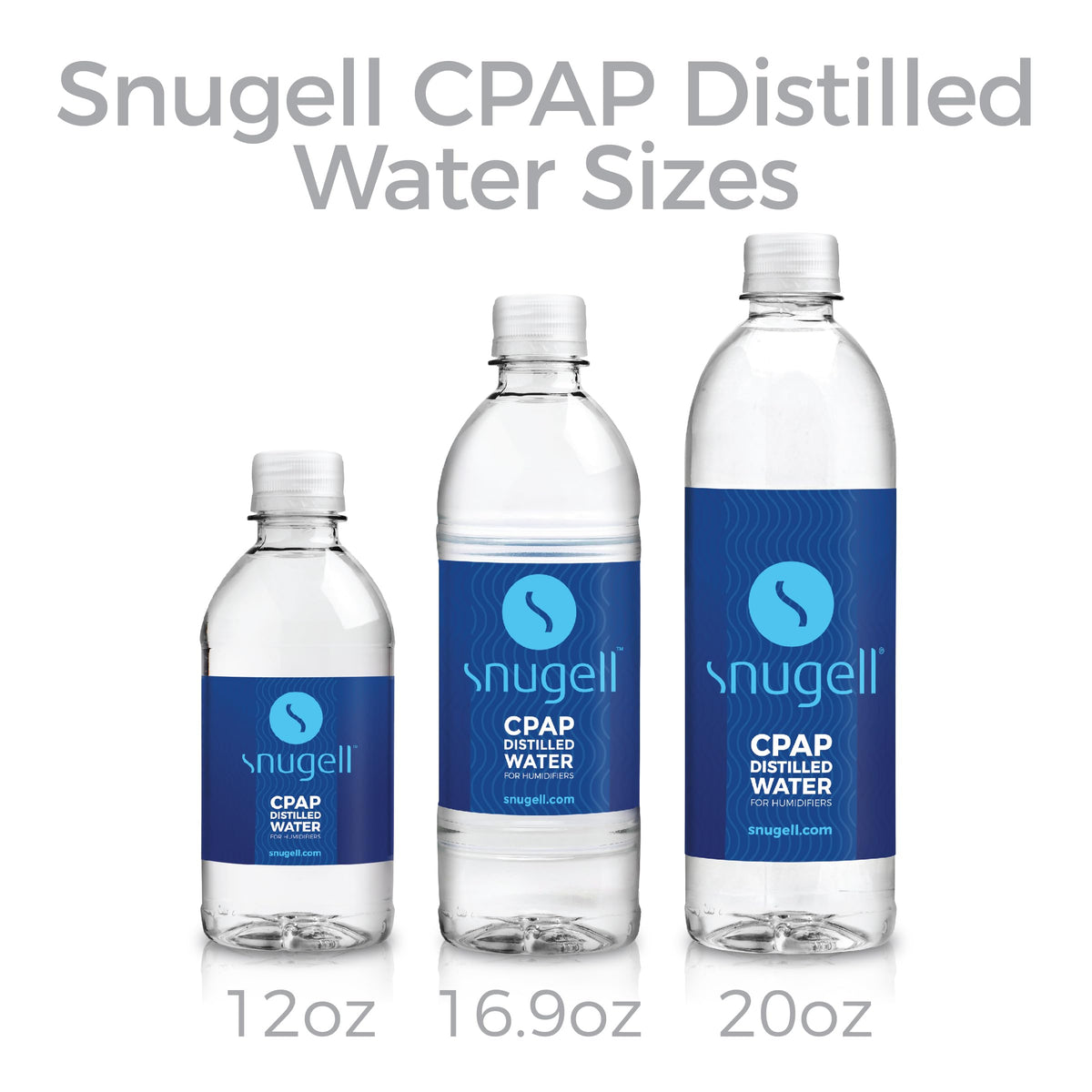 Authentic Snugell distilled water bottles set