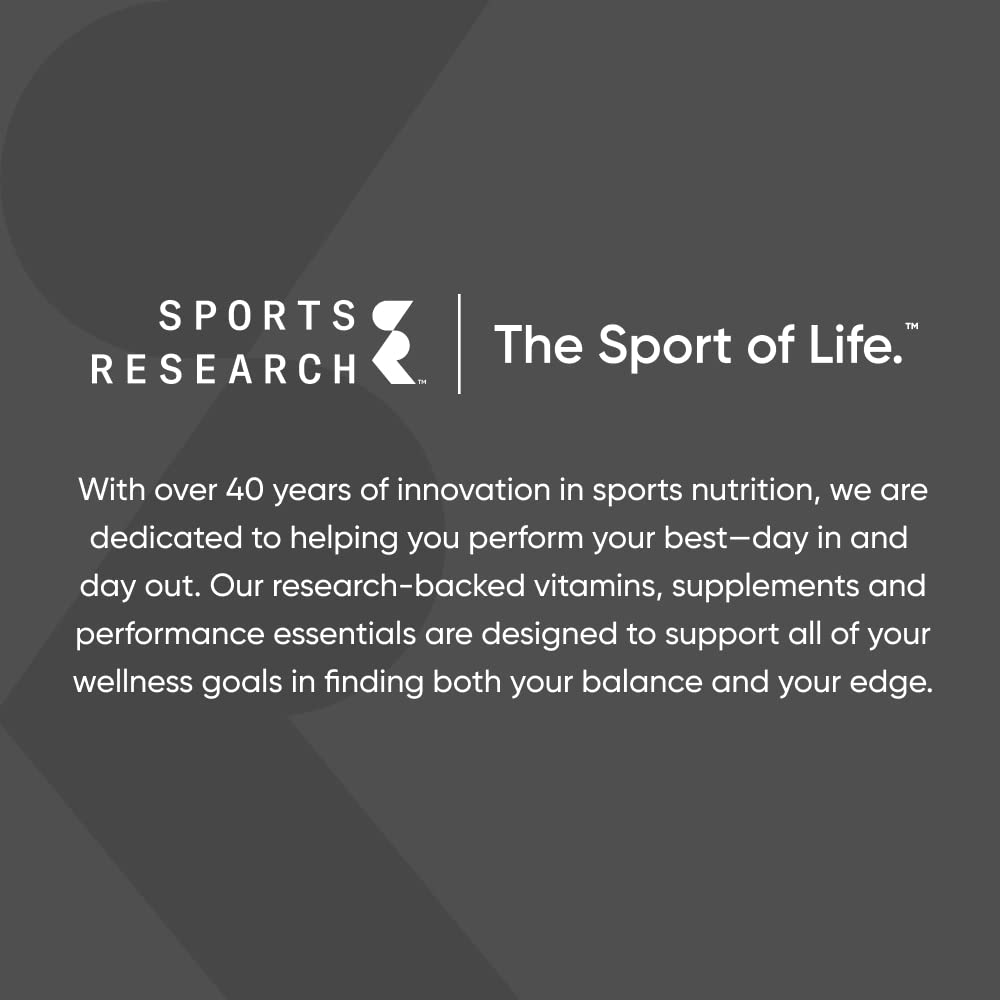 Sports Research vitamin D3 supplement bottle showcasing the clean formula seal
