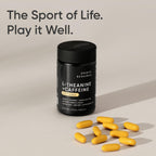 Side view of Sports Research sixty softgels bottle containing organic caffeine