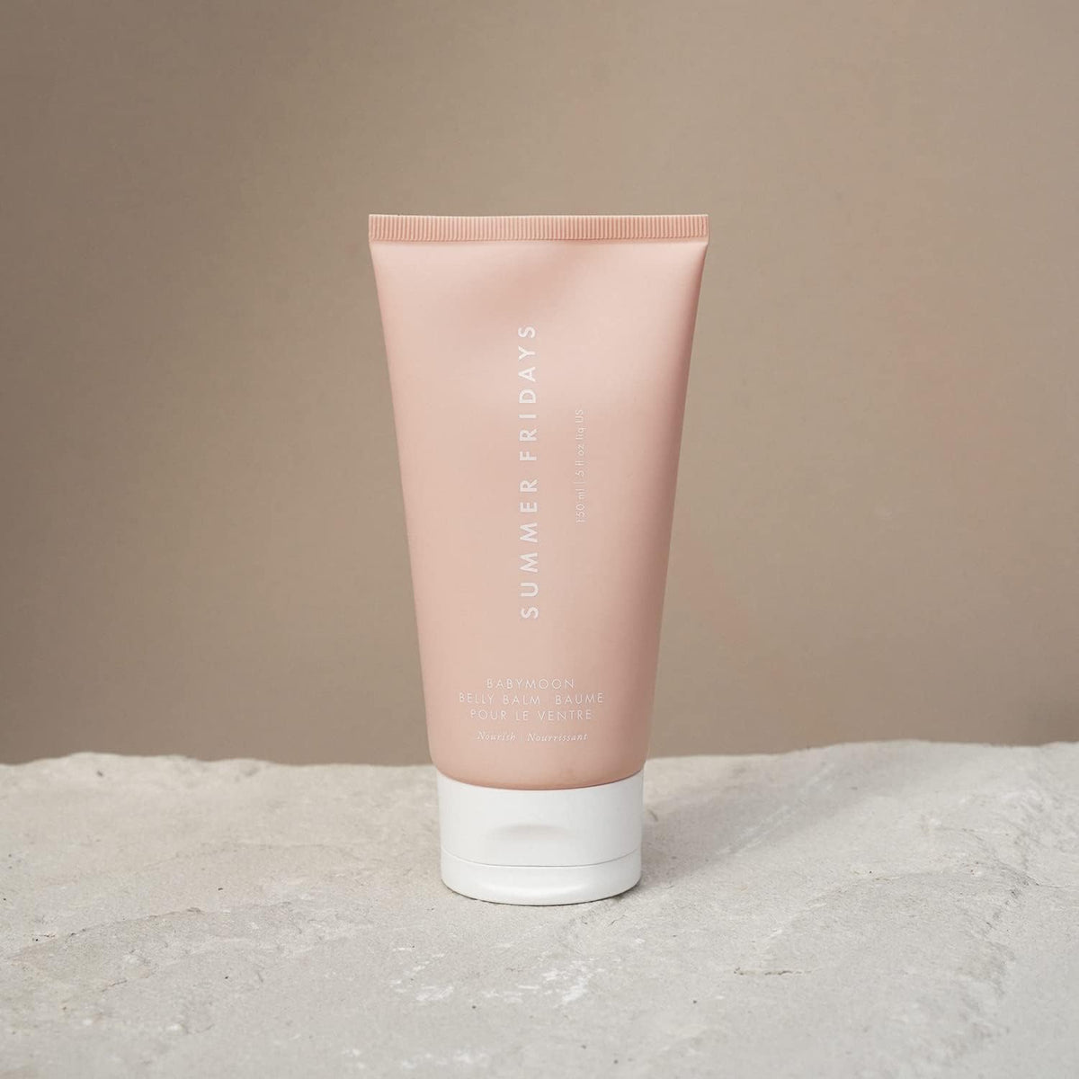 Summer Fridays Babymoon body moisturizer for stretch marks packaging