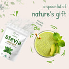 Authentic USA imported pure stevia powder dietary supplement packaging