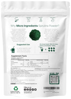 Organic raw blue green algae powder for vegan protein smoothies