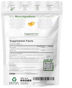 Micro Ingredients double strength defense dietary supplement packaging showcasing its purity testing seal