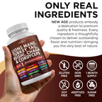 Natural wellness capsules featuring Reishi Chaga and Cordyceps extracts