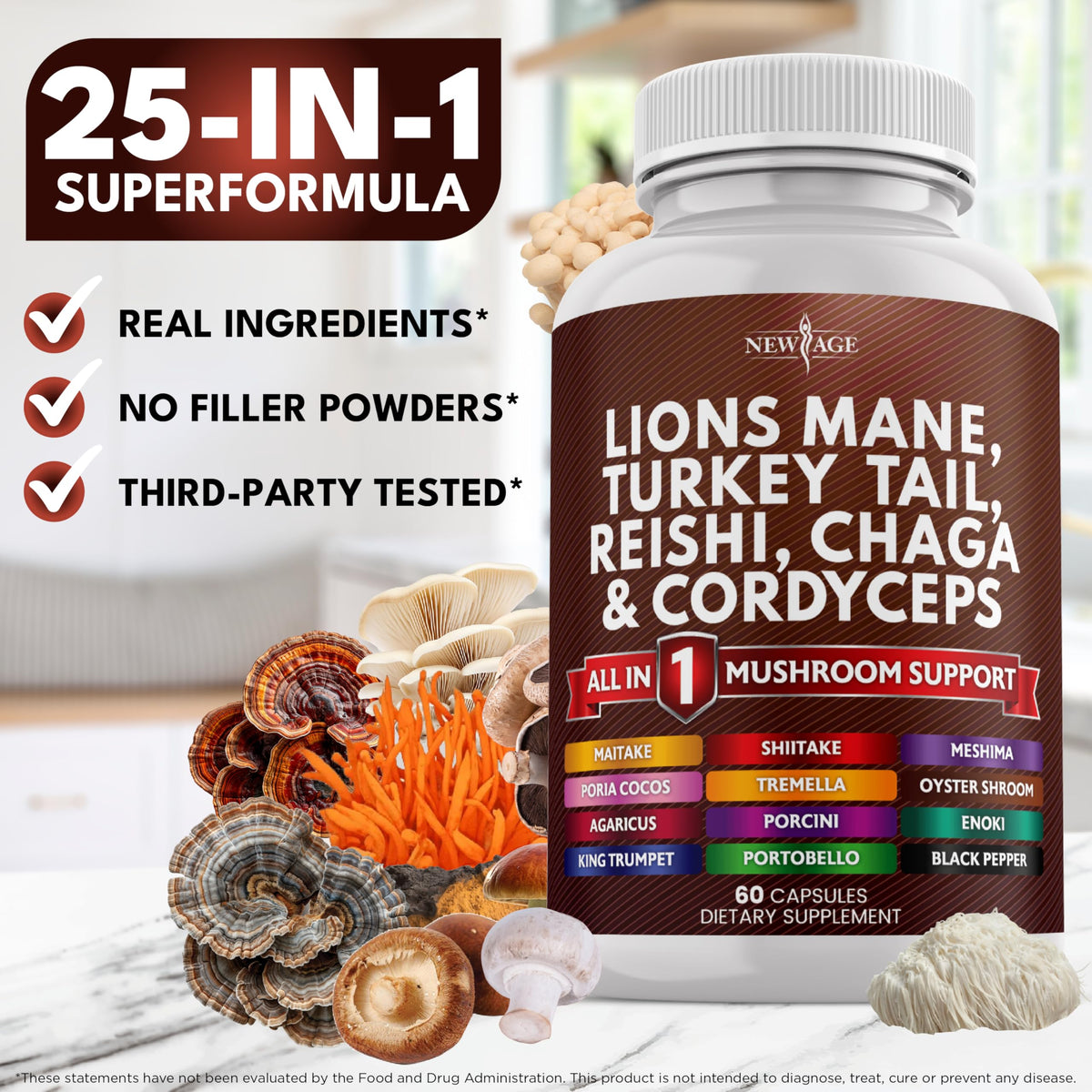 Nootropic brain booster supplement packaging clear specifications view