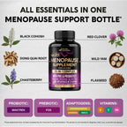 Side view of NUTRAHARMONY women health supplement showing usage directions
