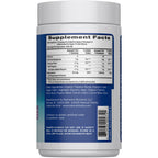 Natural Vitality Calm Magnesium chewable supplements dietary label and nutritional facts