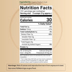 NatureBell organic psyllium husk powder nutritional information