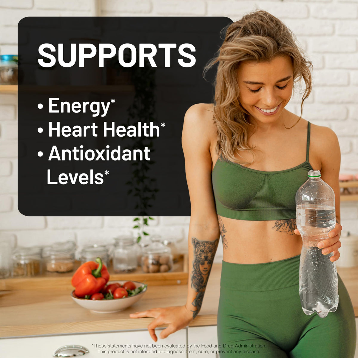 NatureWise Green Tea Extract 1000mg label showing polyphenols content