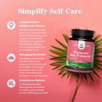 Authentic USA imported Nature's Craft dietary supplement capsules for female hormonal hair loss support.