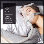 Mars Wellness CPAP tubing connected to sleep machine