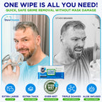 Dura Cleanse CPAP wipes travel size pack and jumbo tub side by side