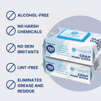 Snugell CPAP wipes container for masks and tubes