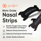 Pulpo x Breathrise black breathing tape applied on the nose bridge