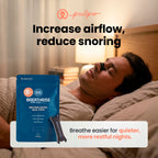 Small nasal strips for snoring relief and improved nighttime breathing