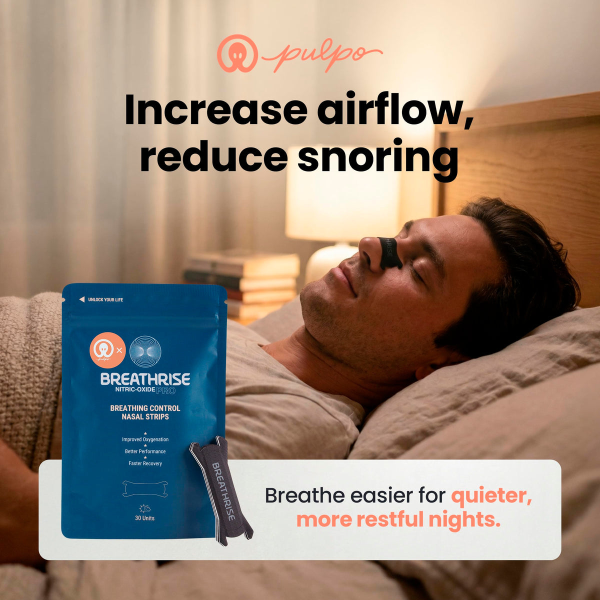 Small nasal strips for snoring relief and improved nighttime breathing