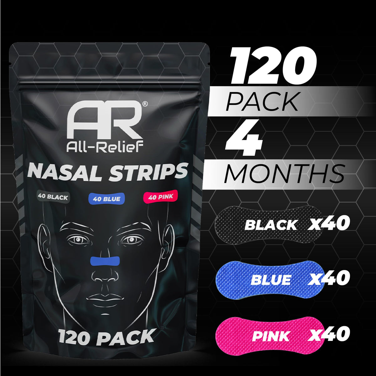 Athletic use demonstration of All-Relief nasal dilator strips for running airflow
