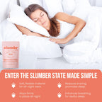 Side profile demonstration of slumbr slim fit nasal strips opening airways to improve nighttime breathing.