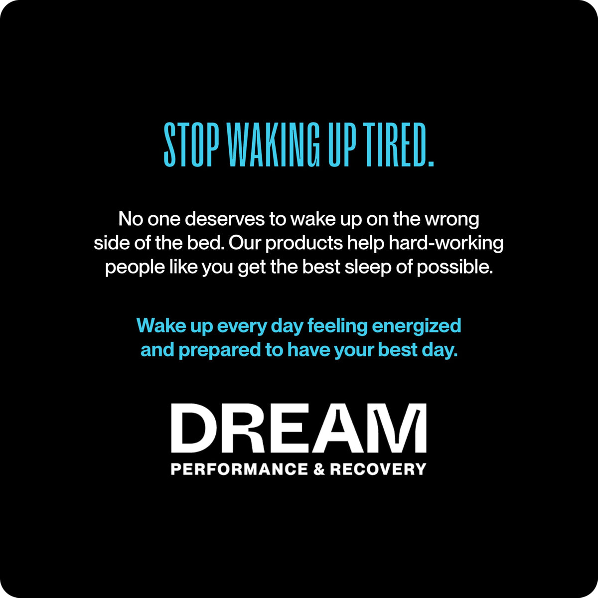 Lifestyle view of the authentic USA imported Dream Recovery sleep and sport performance strips
