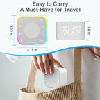 Wkzay electronic relaxation device packed safely with its power cable for portable travel use.
