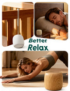 Babelio premium sound machine showing the easy-to-use center control button and compact travel setup.