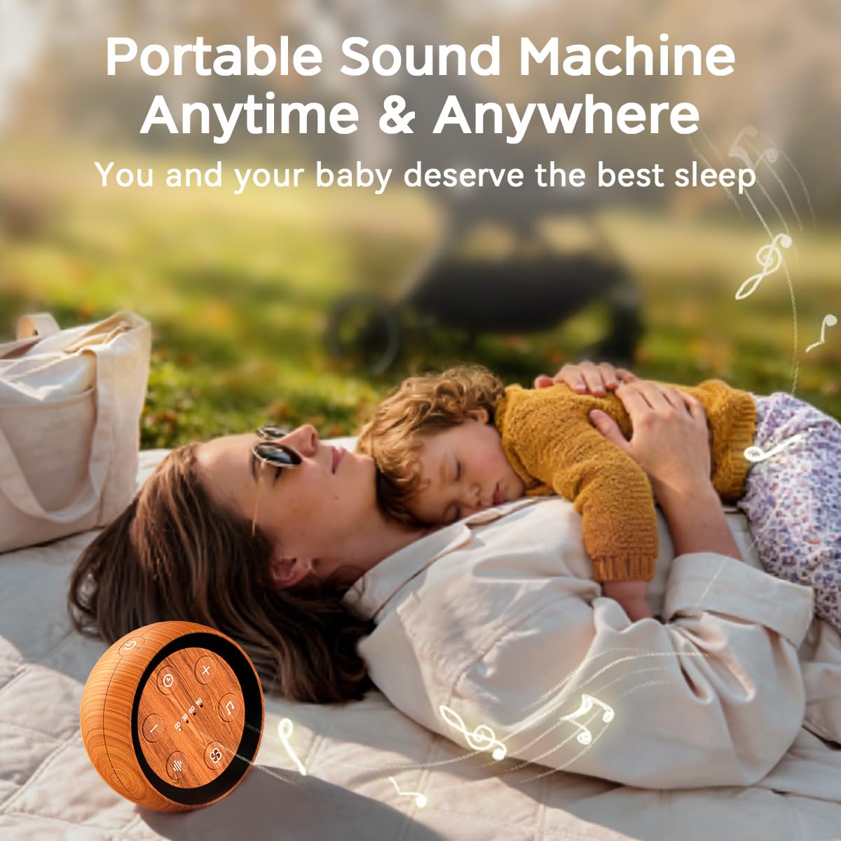 SoundMe non looping audio machine showing the sleek lightweight plastic chassis assembly