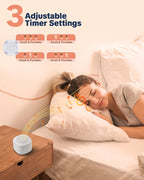 YONSEN adult sleep sound machine showing USB-C charging input port